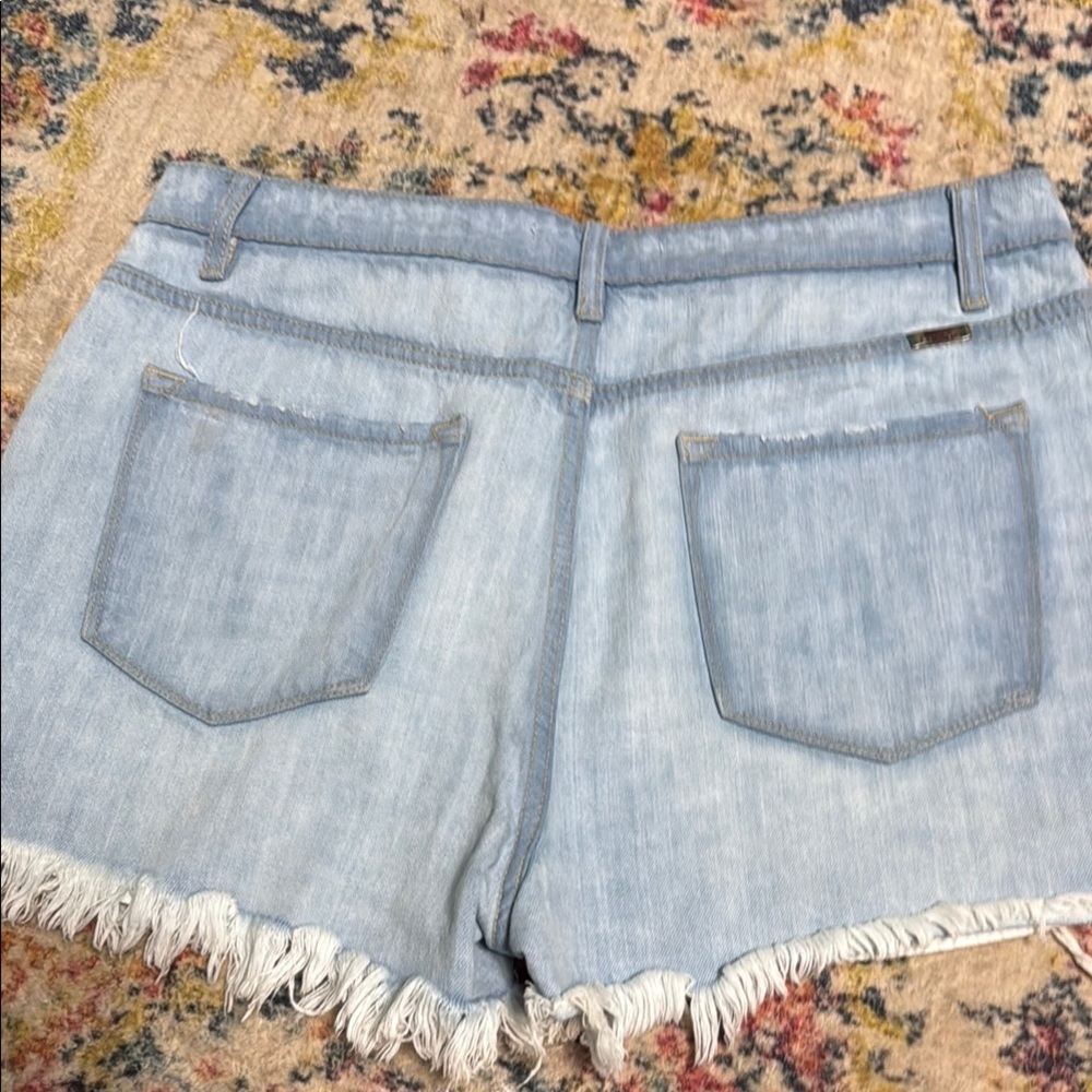 KanCan Light Blue Denim Jean Shorts